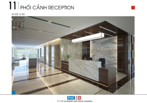 Thiết Kế Thi Công Phòng Phối Cảnh Reception