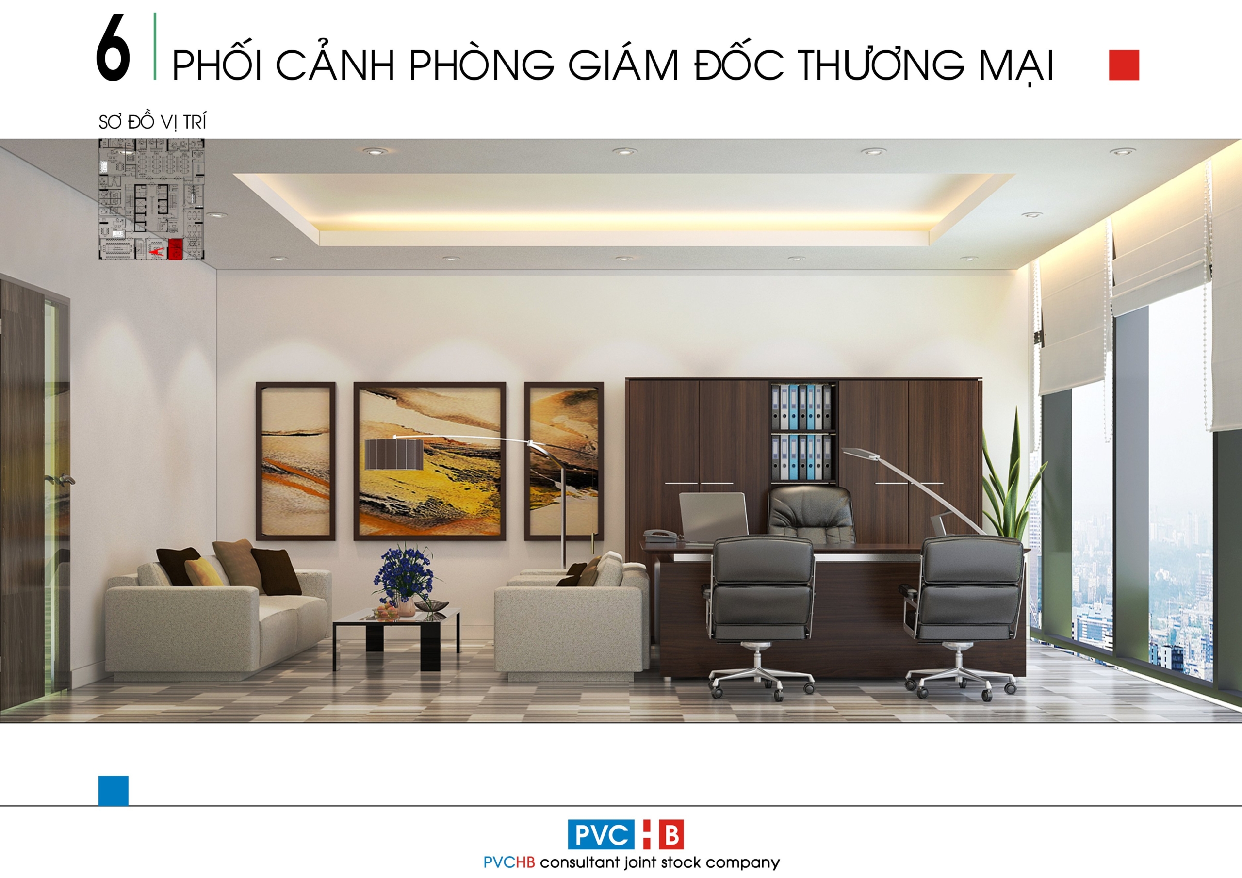 Thiết Kế Thi Công Phòng Giám Đốc Thương Mại