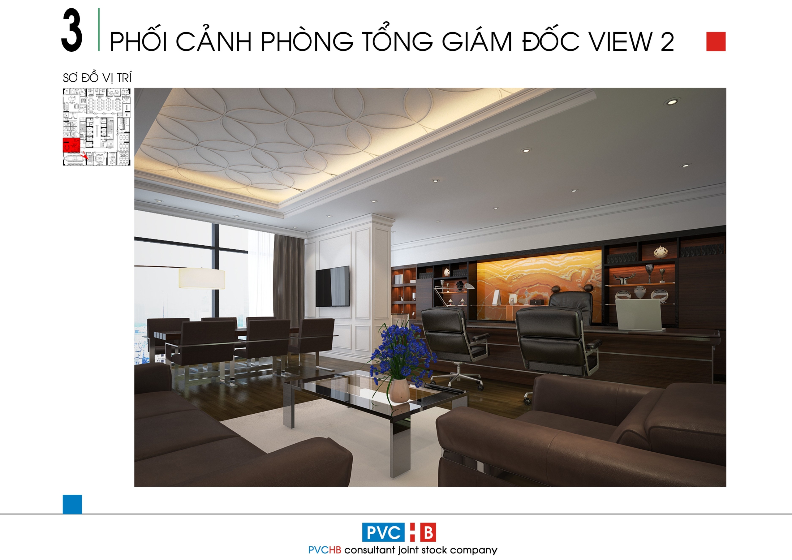Thiết Kế Thi Công Phòng Tổng Giám Đốc